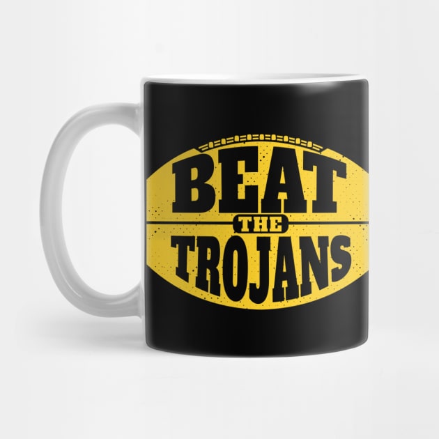 Beat the Trojans // Vintage Football Grunge Gameday by SLAG_Creative